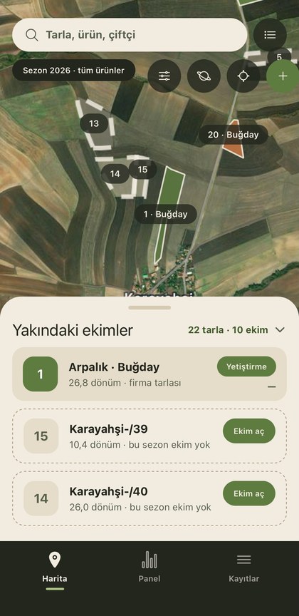 Kökvera harita ekranı